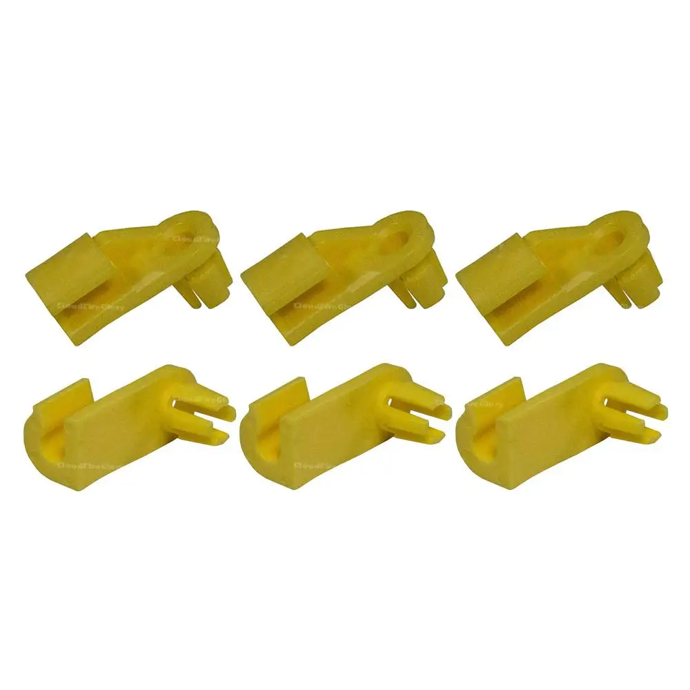 CloudFireGlory 6Pcs Tailgate Hatch Link Rod Retainer Clip For 1980-2017 Ford For 1980-1998 Lincoln For 1983-2010 Mercury