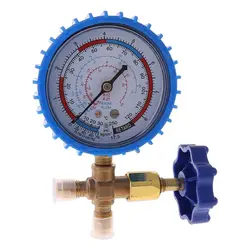 220PSI 500PSI Air Conditioning Refrigerant Recharge Pressure Gauge Manometer