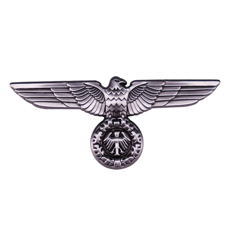 

German Railway Wall Eagle Badge Pin Vintage Army Replica