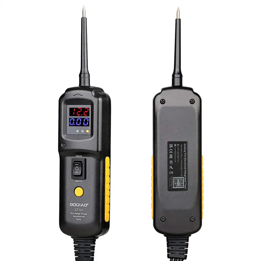 GODIAG GT101 PIRT Power Probe + Car Power Line Fault Finding + Fuel Injector Cleaning and Testing + Relay Testing