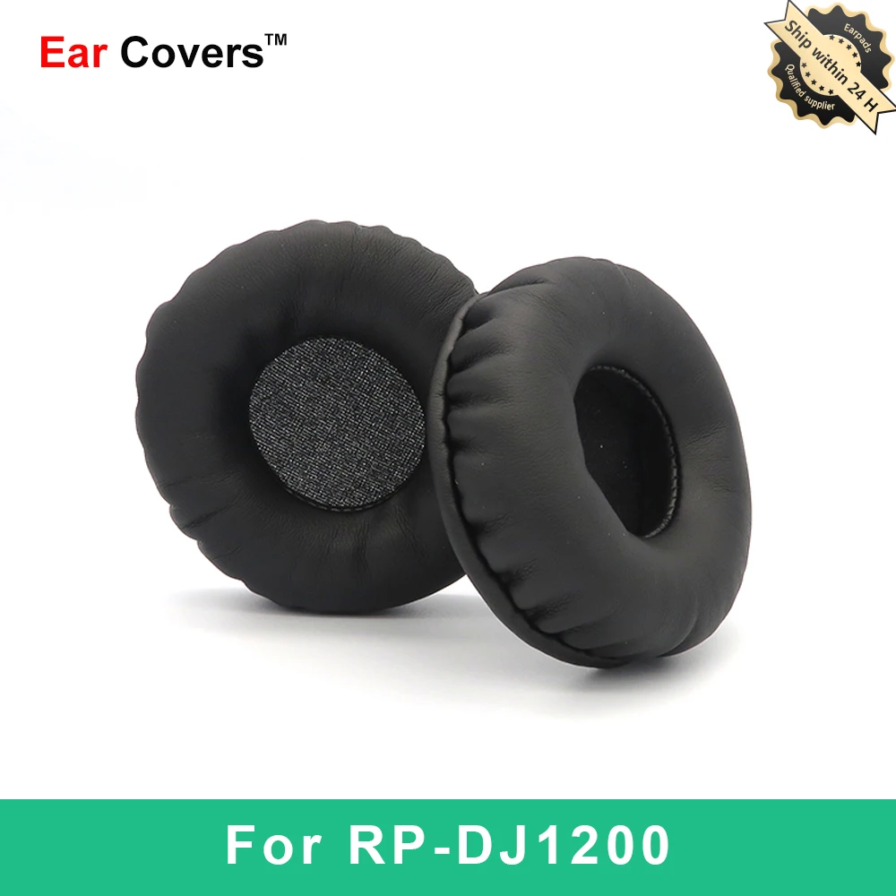 Ear Pads For Technics RP DJ1200 RP-DJ1200 Headphone Earpads Replacement Headset Ear Pad PU Leather Sponge Foam