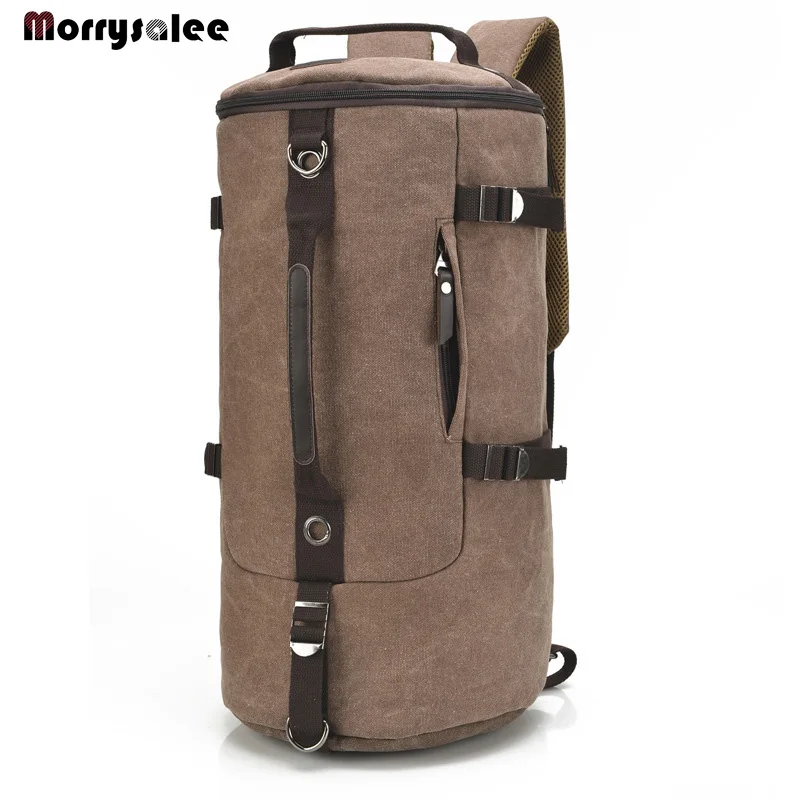 Sac à dos en toile pour homme, grande capacité, sac de voyage, sac d\'alpinisme, haute qualité, 2 tailles