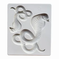 Cobra Snake Shape Fondant Cake Baking Molds,Moule Silicone,Cake Decorating Tools Pastry Tools K598