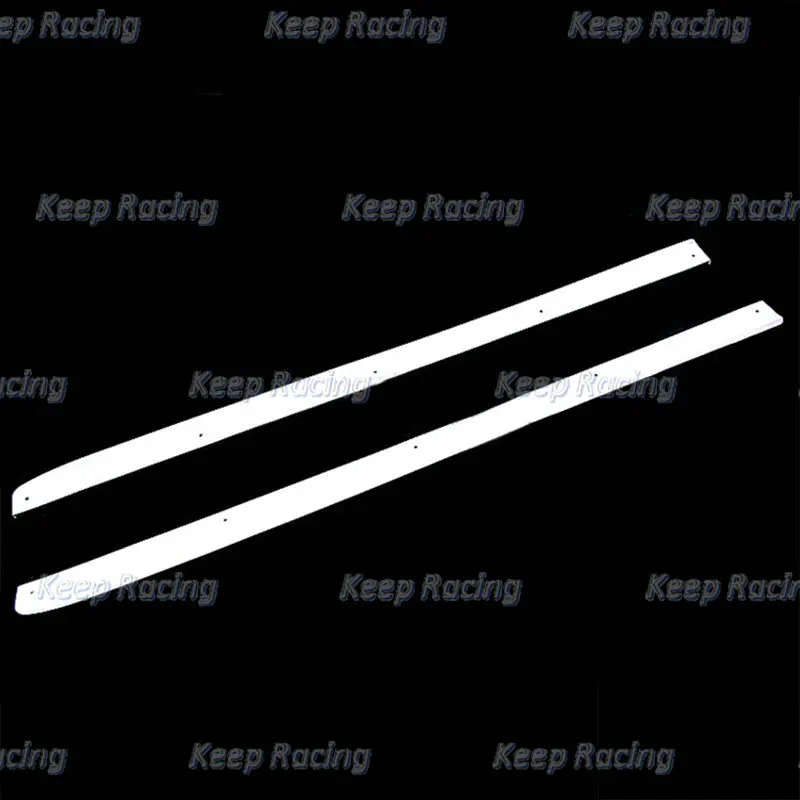 VRS Style Carbon Fiber Side Skirt Under Board For Impreza GRB GVB STI Glossy Finish Door Step Extension Fibre Bottom Line Part