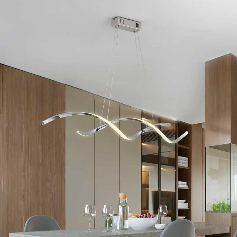 Nordic lamp Modern led pendant lights for dining living room shop led hanging pendant lamp fixture Chrome/Gold Plated finished