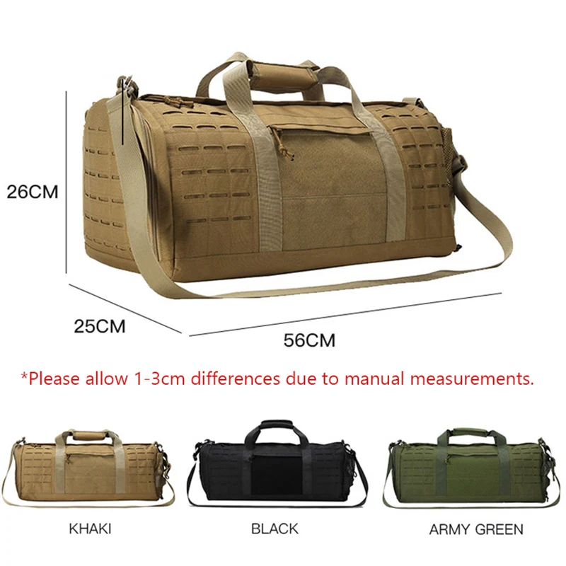 Military Tactical Shoulder Handbag Outdoor Gym Fitness Sports Men Army Pouch Waterproof Molle Camping Hiking Travel Pack XA851Y