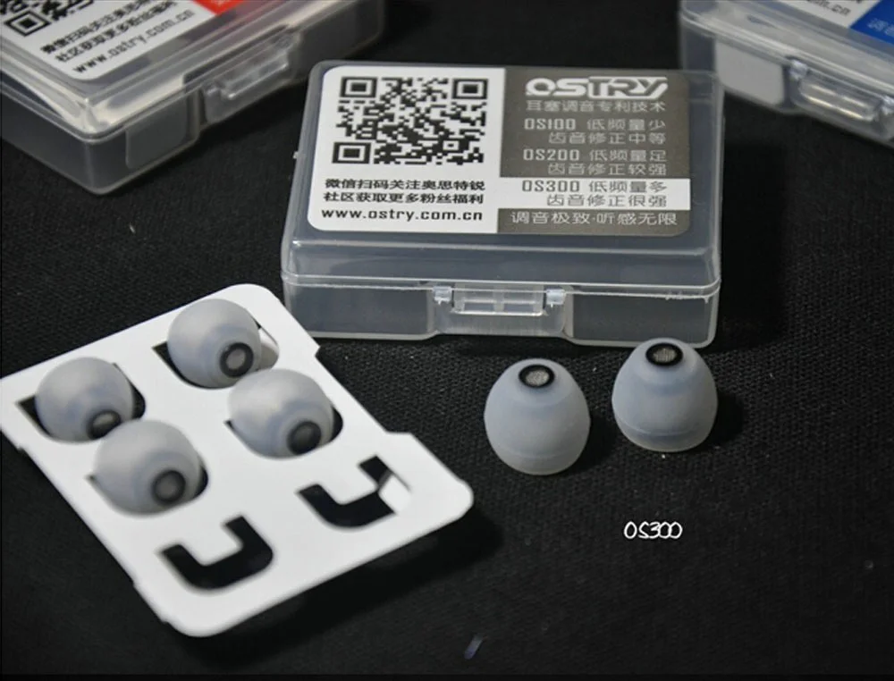 OSTRY OS100 / OS200/OS300หูฟังเปลี่ยนเคล็ดลับสำหรับหูฟังไฮไฟ KC06A KC06และเส้นผ่าศูนย์กลาง Catheter 4มม.-6มม.หูฟัง