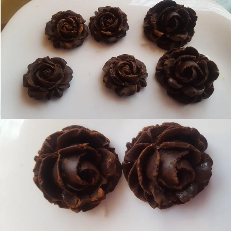 New Flower/Rose Candle Wax Silicon 3D Soap Mold Cake Decoration Manual Handmade Resin Clay Plaster Gumpaste Mould M2442