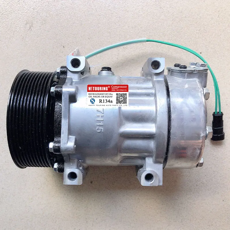 SD7H15 AC Conditioning Compressor for Scania P G R T series P470 P380 P480 1888033 1853081 SANDEN 8290 PV8 24V