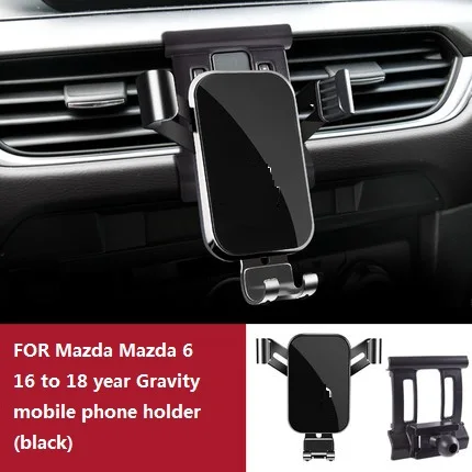 

Car phone holder, special accessories for vents, GPS, gravity navigation, FOR Mazda Mazda6 2004 TO 2021 year