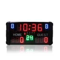 High brightniess basketball scoreboard prrtable digital led  electronic scoreboard for sports