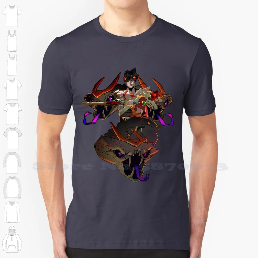 Zagreus Hades Game Black White Tshirt For Men Women Zagreus Hades Thanatos Megaera Hades Game Games