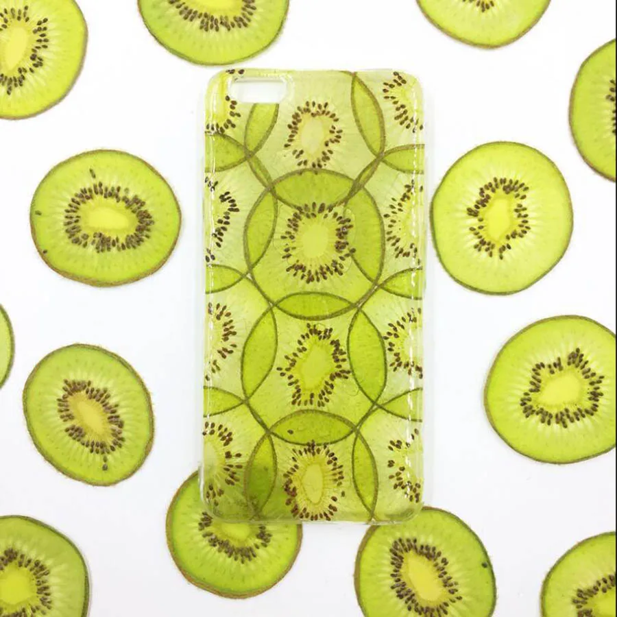 5pcs Dried Pressed Exopy Kiwi Fruit Slices Plant Herbarium For Jewelry Photo Frame Phone Case Craft DIY Making Accessories