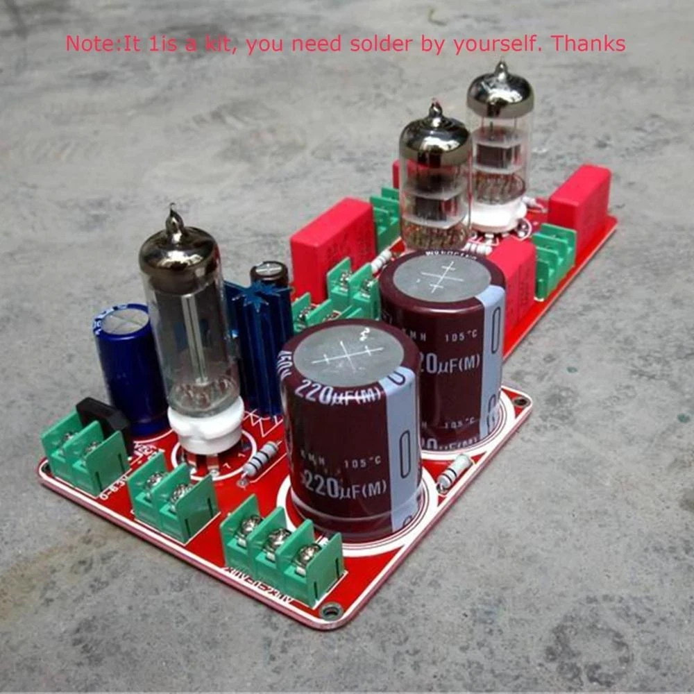 Tube 6N3 SRPP DIY Dual 180V-230V Buffer Preamplifier Pre AMP kit
