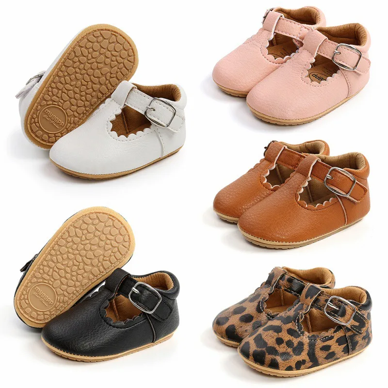 Leopard Print Baby Shoes For Girls Soft Hook & Loop Shoe 2022 Spring Baby Girl Sneakers Toddler Boy Newborn Shoes First Walker