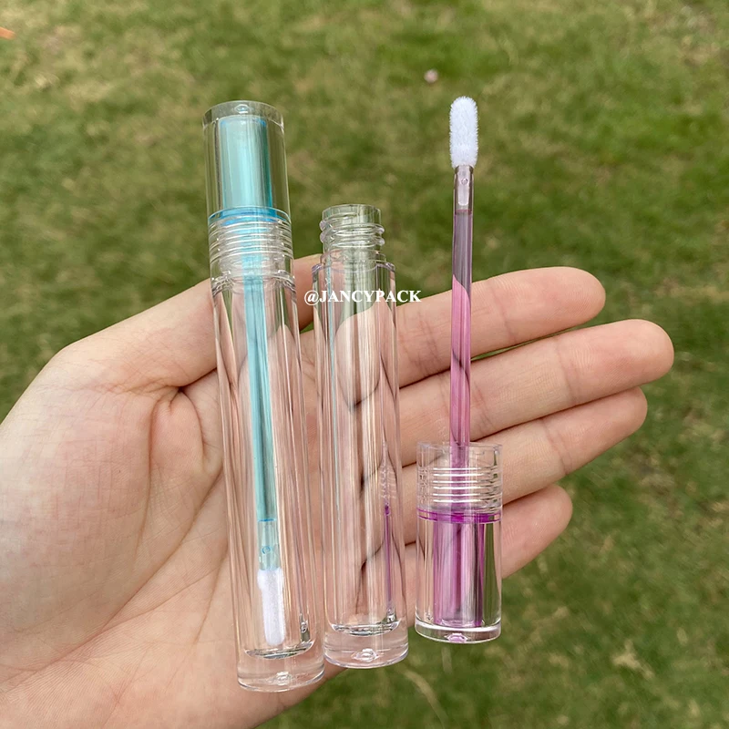 Großhandel 4 ml leere Lipgloss-Flaschen Lipgloss Lippenbalsam Tube Contaiers Kunststoff nachfüllbare Lipgloss Tube Tool Make-up Organizer
