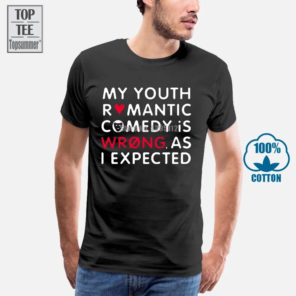 Oregairu My Youth Romantic Comedy Is Wrong Anime Manga T Shirt Tee New T Shirts Tops Tee Funny New Funny Unisex Tops