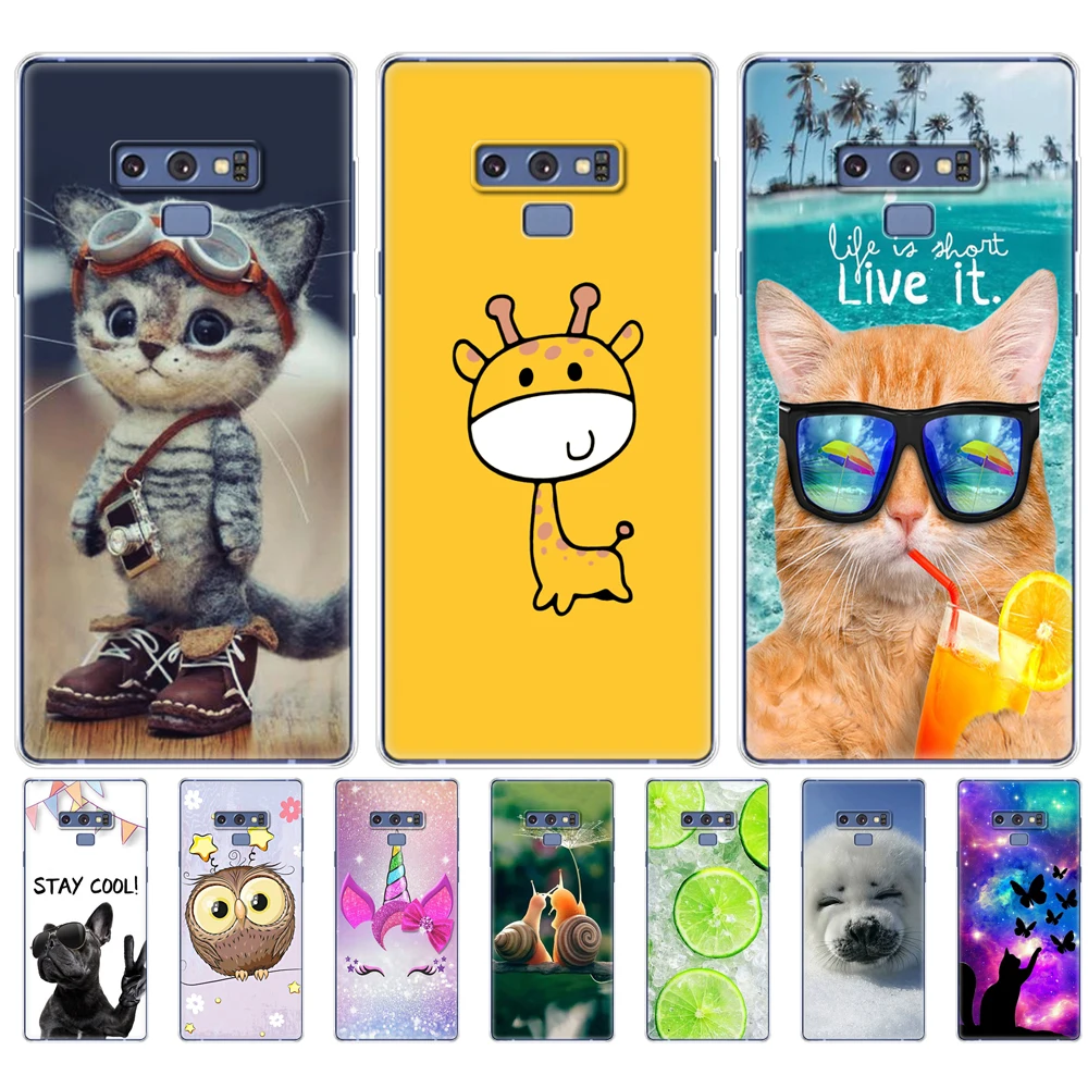 For Samsung Galaxy Note 9 Case Cover silicon For Samsung Galaxy Note 9 Note9 Cover Case TPU Funda For Samsung Note 9 Phone Case