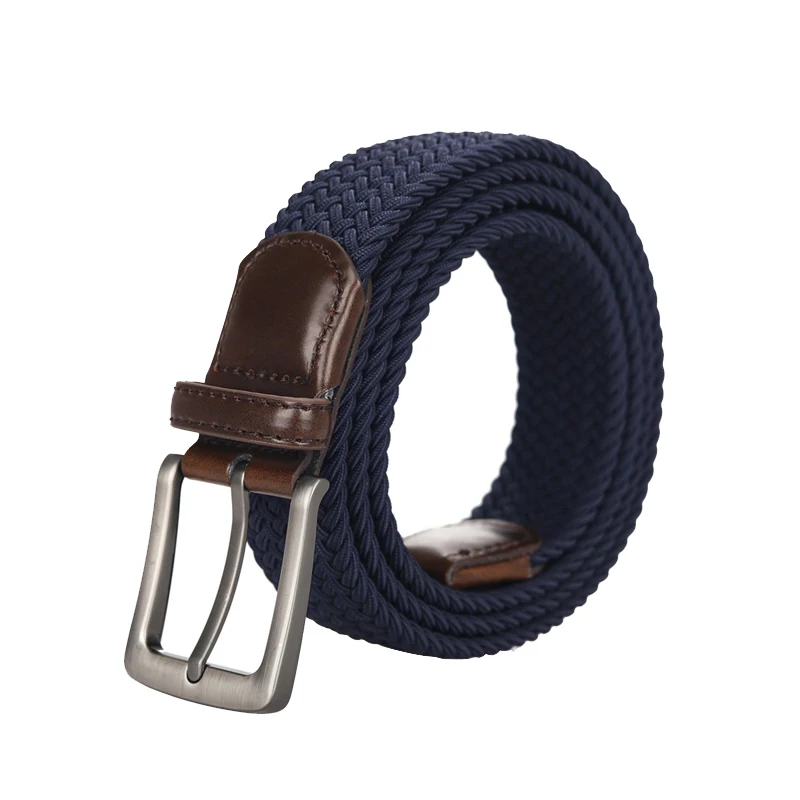 Men Weaving Pin Buckle Belt Quality Nylon Retro Men's Belts Youth Students All-Match Belts Jeans Belt Multifunctional Waistband