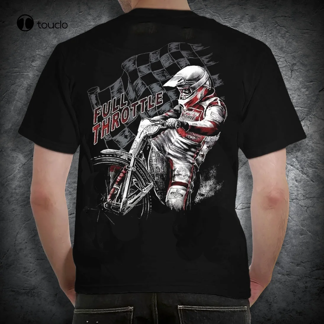 World Speedway Full Throttle Fashion T-Shirt Motorcycle Shirt Cool Men Motorcycle Tee Shirts Tee Shirt