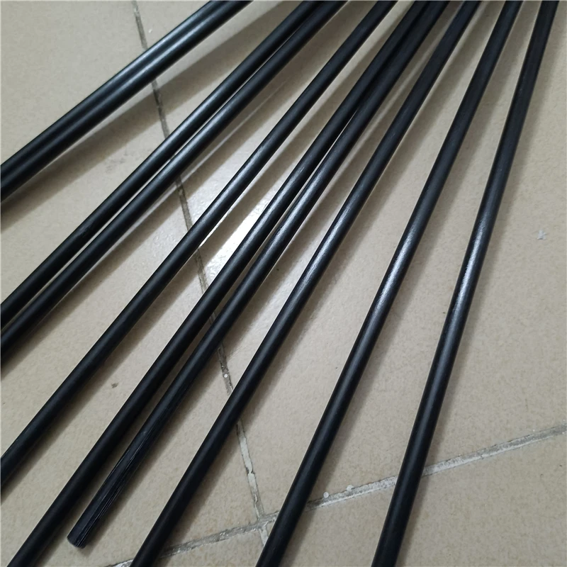 10PC 20PC Black Glass Fiber Rod Diameter 3mm 4mm Model Construction Insulating Fiberglass Bar Lenght 2000mm Customized 2 Meters