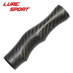 LureSport 12cm hand shape 3K carbon grip OD27mm with EVA inside Rod Building component Handle  Repair DIY blank