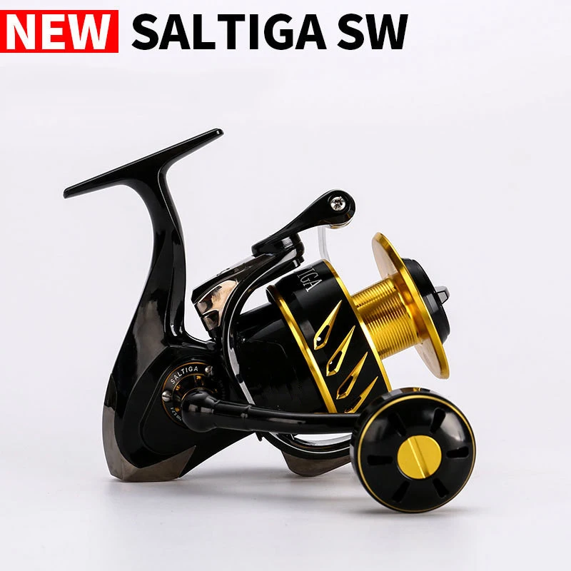 Japan Made Saltiga SW4000XG SW6000HG SW10000HG Spinning Jigging Reel Hochgeschwindigkeits-Angelrolle 12BB Legierungsrolle 35 kg Drag Power
