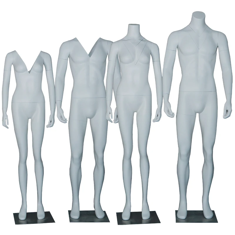 3D Hollow Mannequin Men's and Women's Full Body Model Display E-commerce Photography Dummy