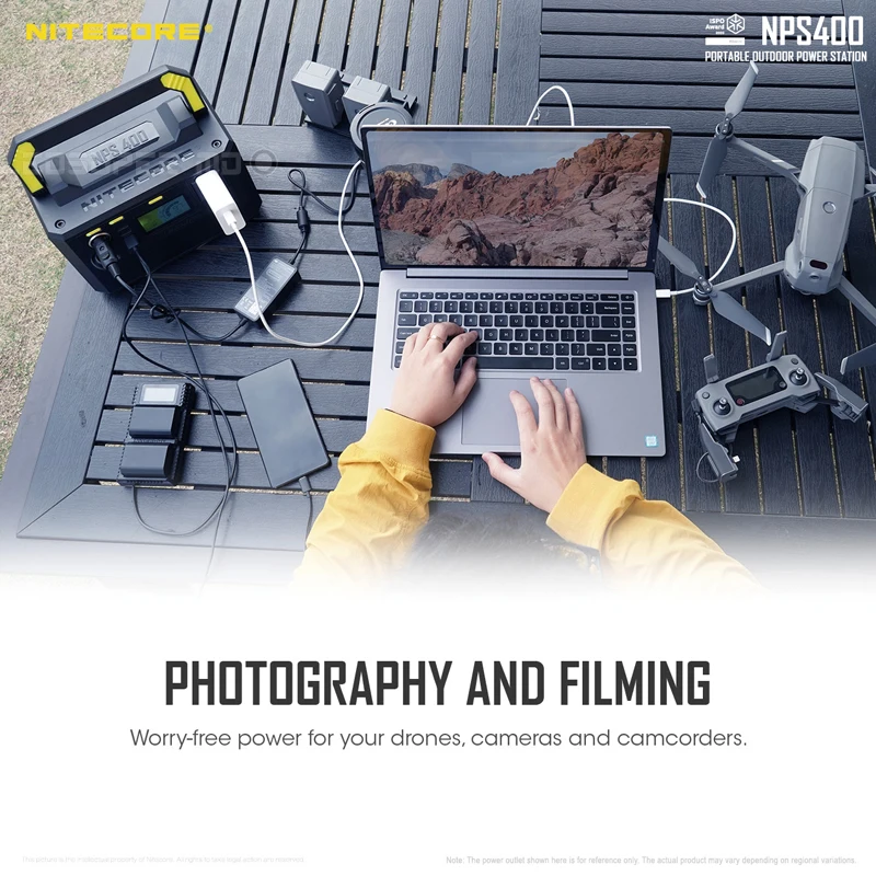 Winner of ISPO Award 2020 NITECORE NPS400 Backup Emergency Portable Outdoor Power Station