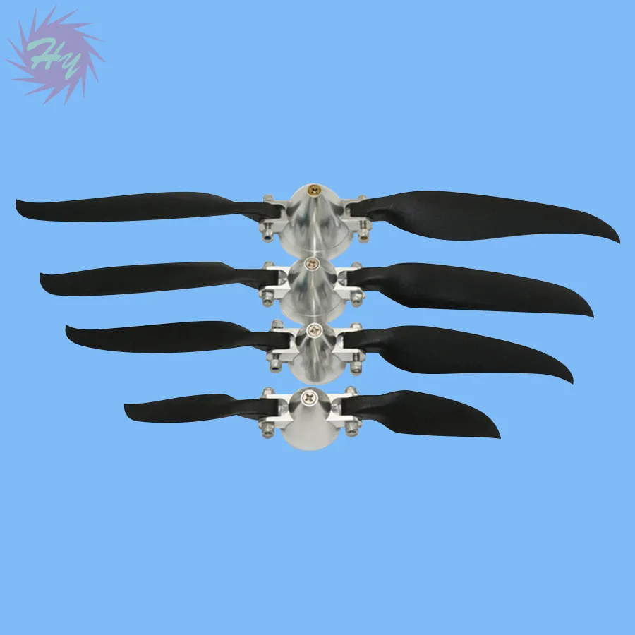 1 Set HY New Alu Electric Model Glider Flying  Folding Propeller Assembly  Paddle Diameter 6-13.5 Inch For RC Airplane