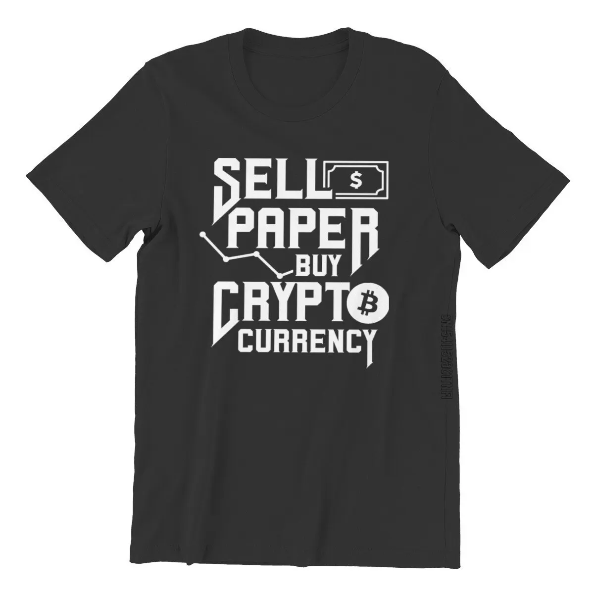 Crypto Currency Cryptocurrency Cryptos Unisex T-Shirt Black Funny Kawaii Mens Fitness Tight Retro Tops & Tees Slim Fit For Men