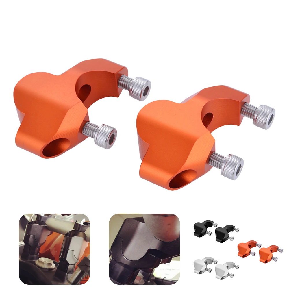 Motorcycle Handlebar Riser Clamps For KTM 1050 1090 1190 Adventure ADV R/L 1290 Super Adventure R/S/T Duke GT 2016 2017 2018