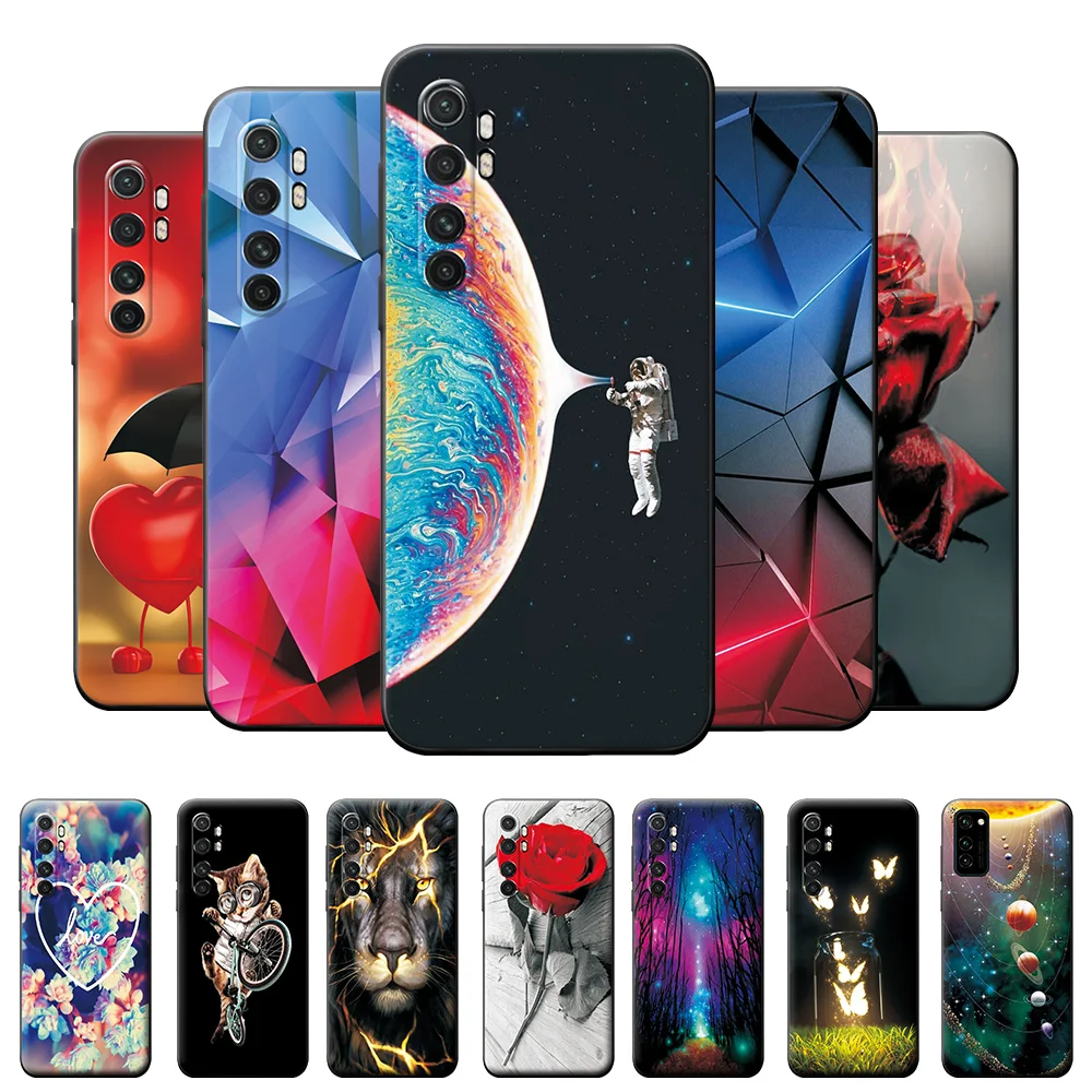 Case For Xiaomi Mi Note 10 Lite Case Mi Note 10Lite Silicone Back Cover Case For Xiaomi Mi Note 10 Lite  6.47\