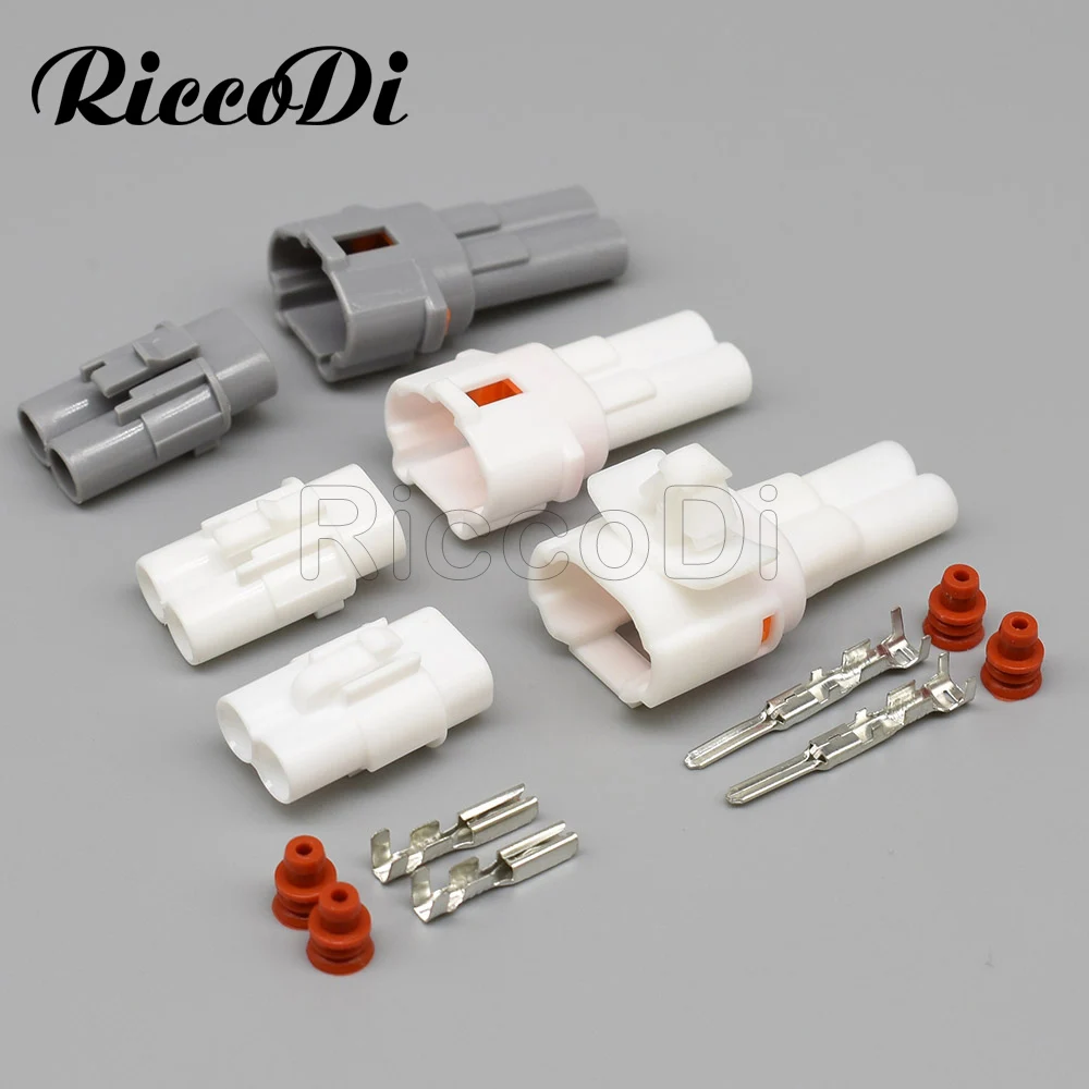 1-20Set 2 Pin Sumitomo Waterproof Male Female Kit Auto Connector PA66 6187-2171 6180-2181 6180-2321 6187-2311 For Honda