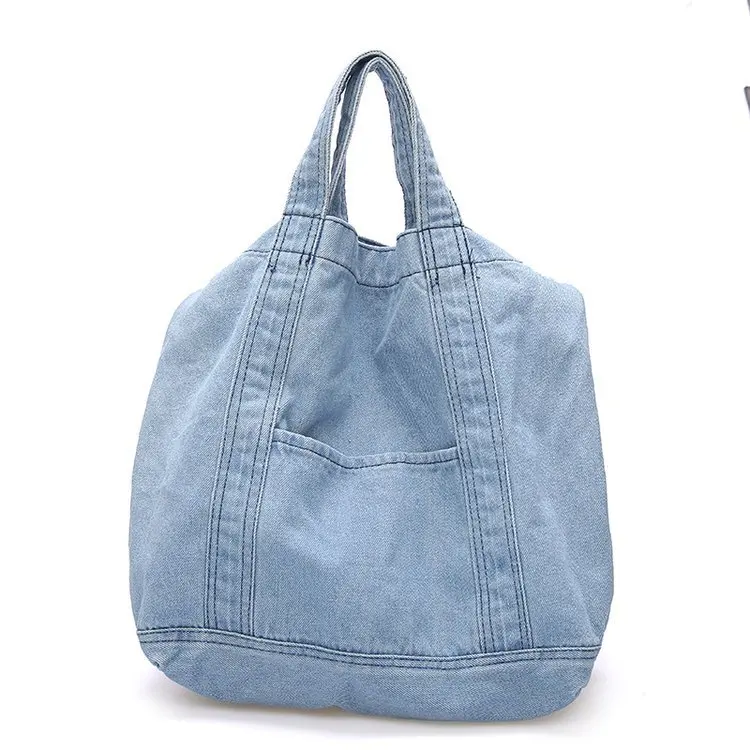 Bolso de mano de mezclilla para mujer, bandolera, informal, para Vaqueros