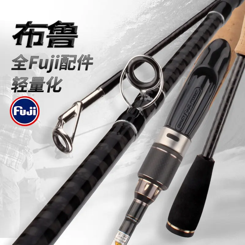 RUKE Fishing Rod Fuji O Ring And Fuji Wheel Seat Fast Lure Casting And Spinning Rod 2-2.2 8m Length Lure Weight 4-17g And 8-20g