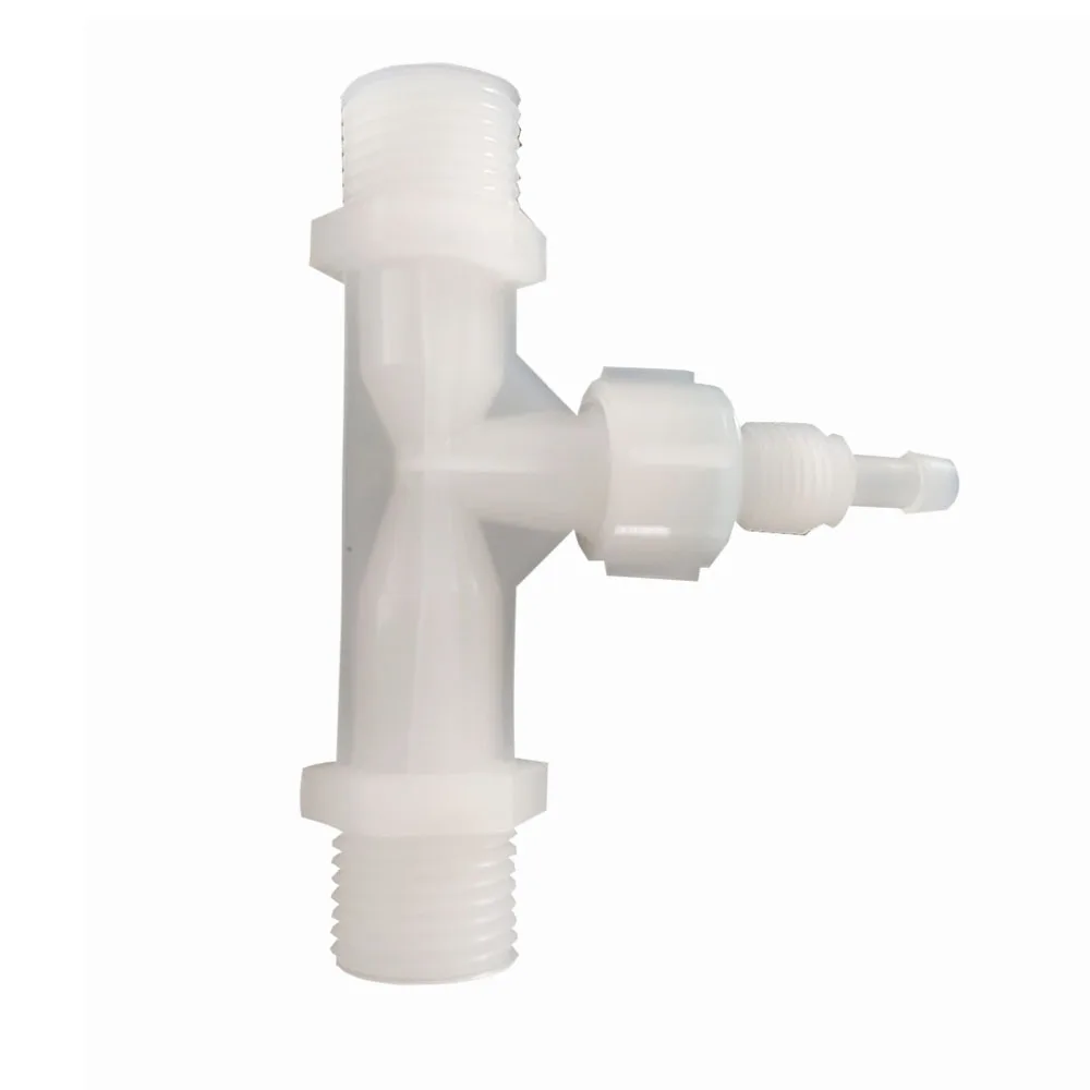 1/2 “Venturi Injektor mit ventil mixer PVDF körper ozon beweis ventu rohr XinOzone