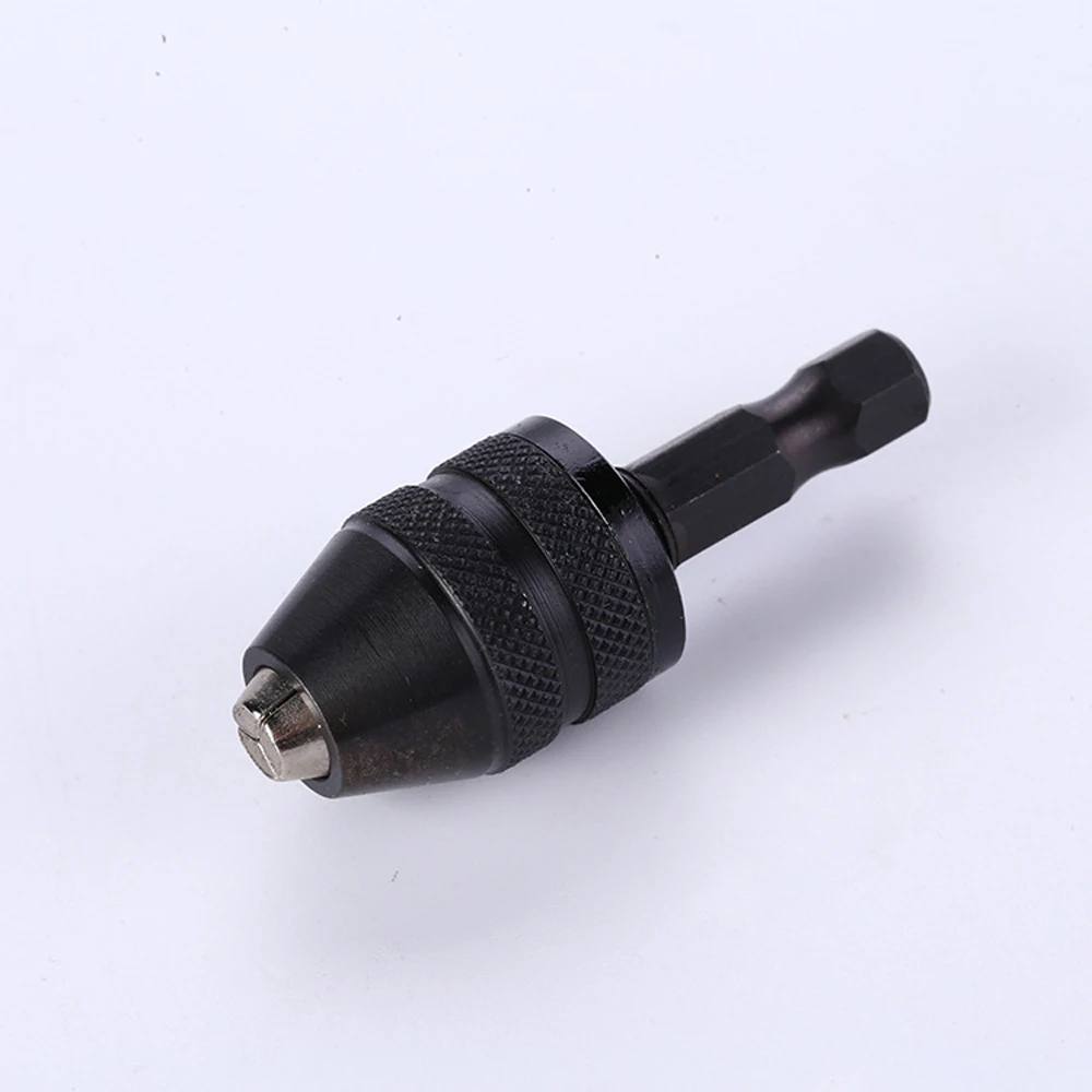 1pc Quick Change Keyless Drill Chuck Screwdriver Impact Driver Adaptor  Shank Drill Bit Tool Quick Change Convertor Adapter