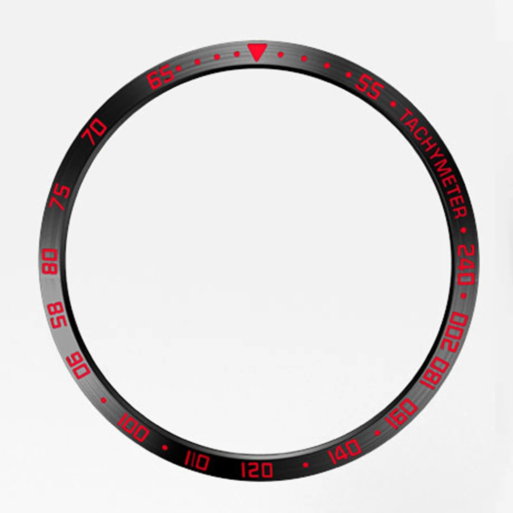 Bezel Ring For Huawei Watch GT2 46MM steel dhesive Cover For Samsung Galaxy 46MM/Gear S3 Frontier Classic strap case Accessorier