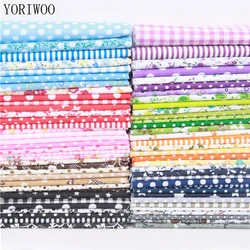 25x25/50x50cm Printed Cotton Fabric Cloth Sewing Quilting Fabrics for Patchwork Needlework DIY Doll Handmade Party Accessories