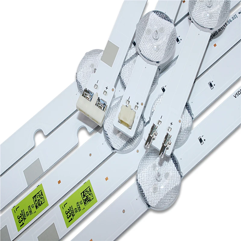 8 PCS New LED Strip for Samsung UN43J5200 2015 SVS43 FCOM V5DN-430SMA-R1 V5DN-430SMB-R1 BN96-37294A 37295A BN96-38878A