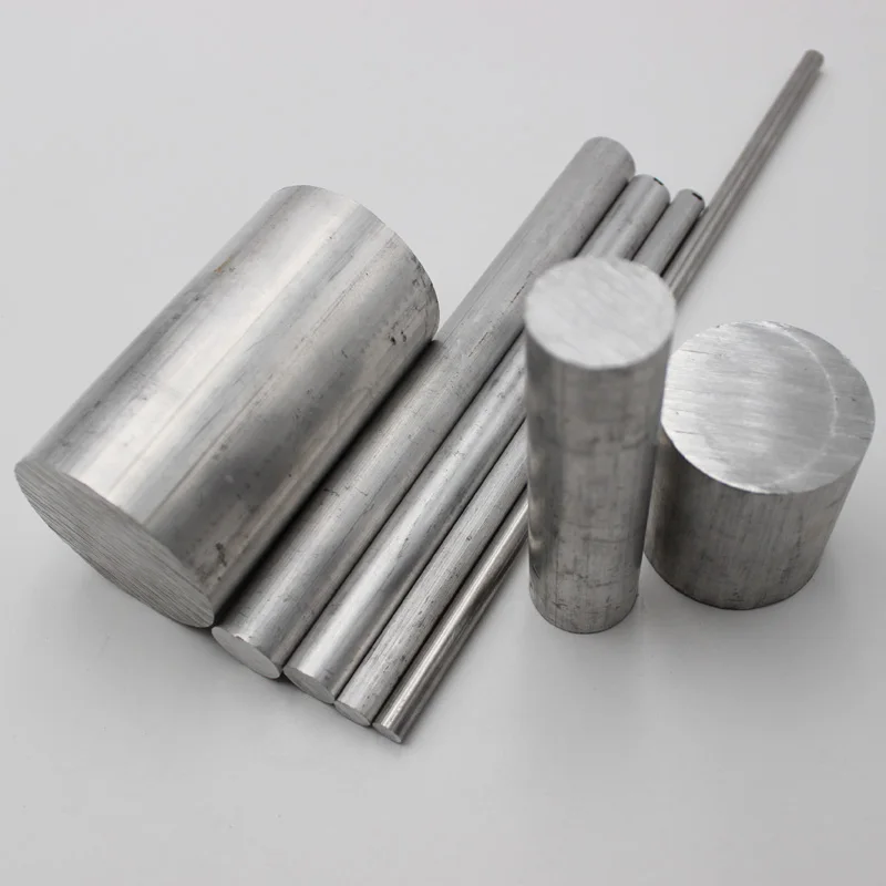 Batang Paduan Aluminium Batang Bulat Padat Aluminium Logam 6061 /7075 (Diameter 50Mm/55Mm/60Mm/65Mm/70Mm/75Mm Panjang 100Mm)