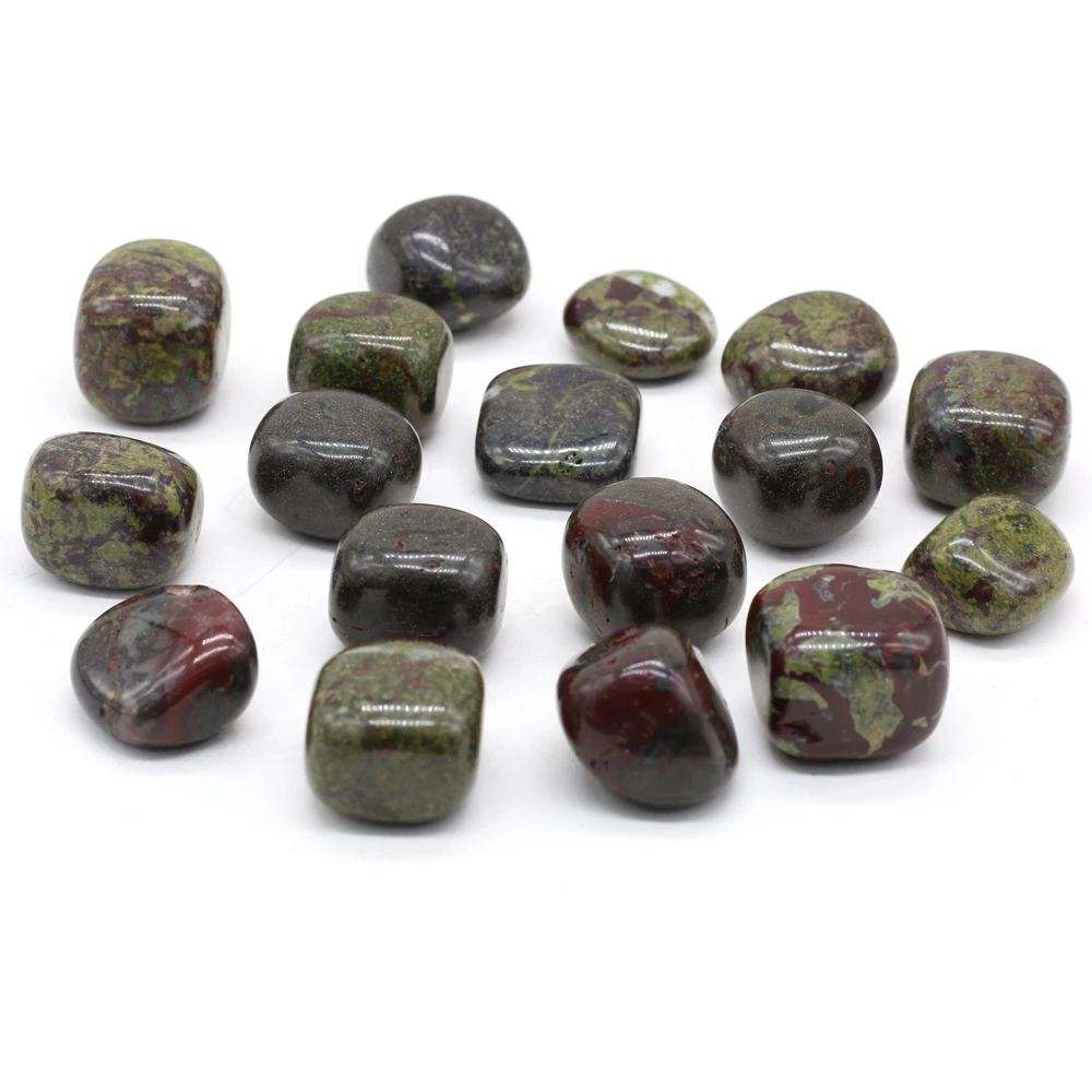 

10PC Natural Dragon Blood Stone Ornaments Reiki Heal Irregular Loose Beads Polished Gems Specimen Fish Tank Decoration 20-30MM
