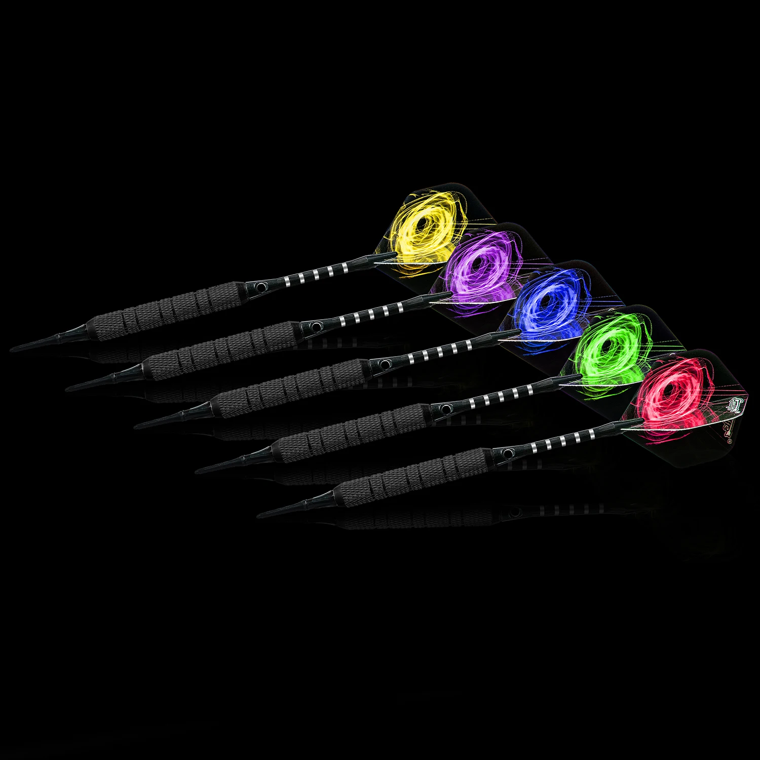 CyeeLife 18/22g Soft tip darts 15 Packs,15 Aluminium Shafts+20 Flights+100 Plastic Points+Tool+Rubber Rings,Home Dart set