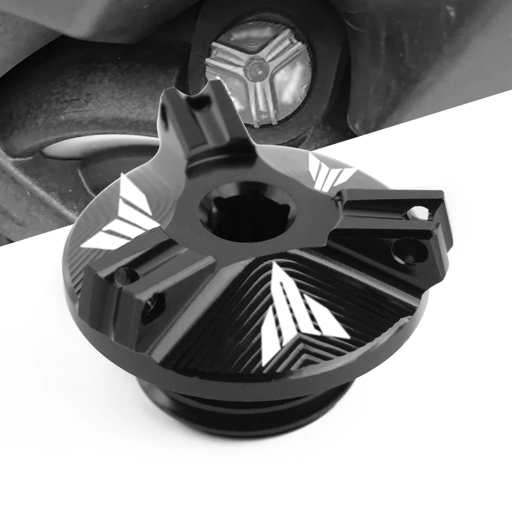 Motorcycle CNC Engine Oil Filler Cup Plug Cover cap Screw For Yamaha MT03 MT07 FZ1 FZ6 Fazer 2019 2020