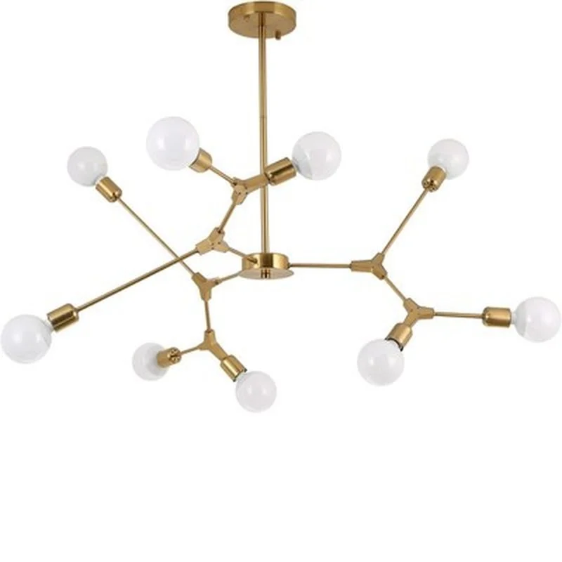 

Magic Bean Molecular Foyer Chandeliers Tree Shape Creative Design Modern Decor Nordic Postmodern Light Fixtures