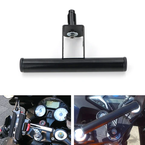 Кронштейн GPS-держателя телефона для Yamaha YZF-R125 R25 R3 R6 R1 R1M, многобарный держатель, зажим для штока SUZUKI GSXR125 GSX-R600 GSXR 750 1000