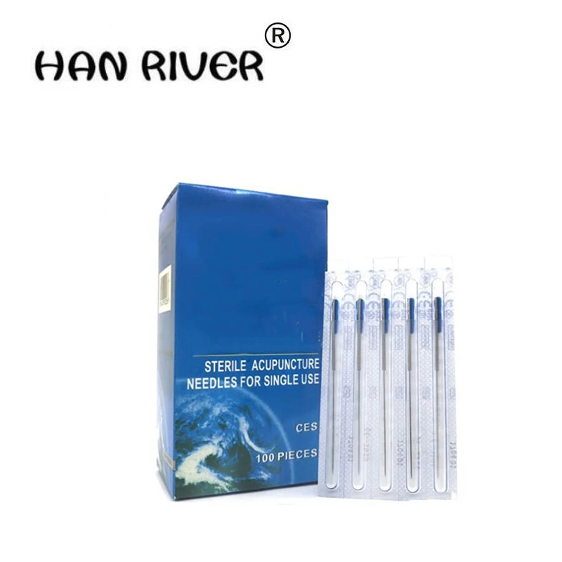 

HANRIVE 100 piece in the disposable use asepsis pipe acupuncture needle home health care products