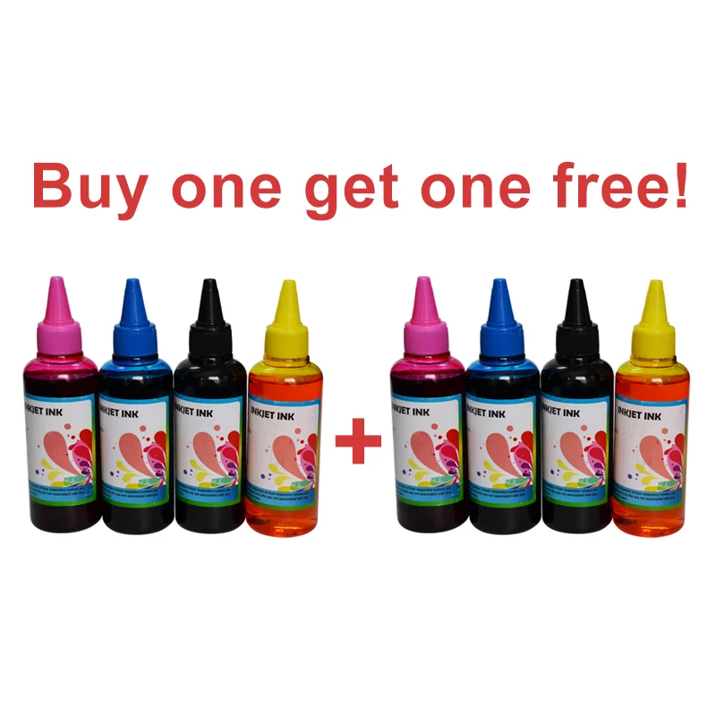 【Buy One Get One】400ml T0441 Dye Ink Refill Ink Kit For Epson Stylus C64/C66/C84/C84N/C86/CX3600 Epson Printer Paint CISSInk