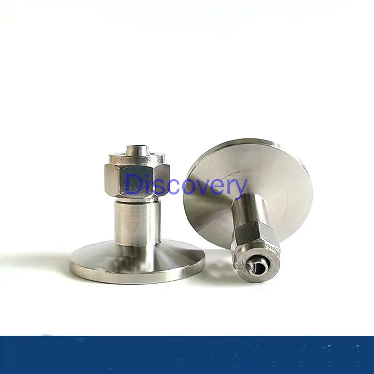 Mangueira de vácuo de aço inoxidável conector de tomada rápida torção rápida conector de tubo de volta kf16 kf25 6 8